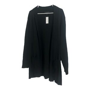 Lane Bryant Women’s Long Sleeve Open Front Cardigan – Black – Size 26/28